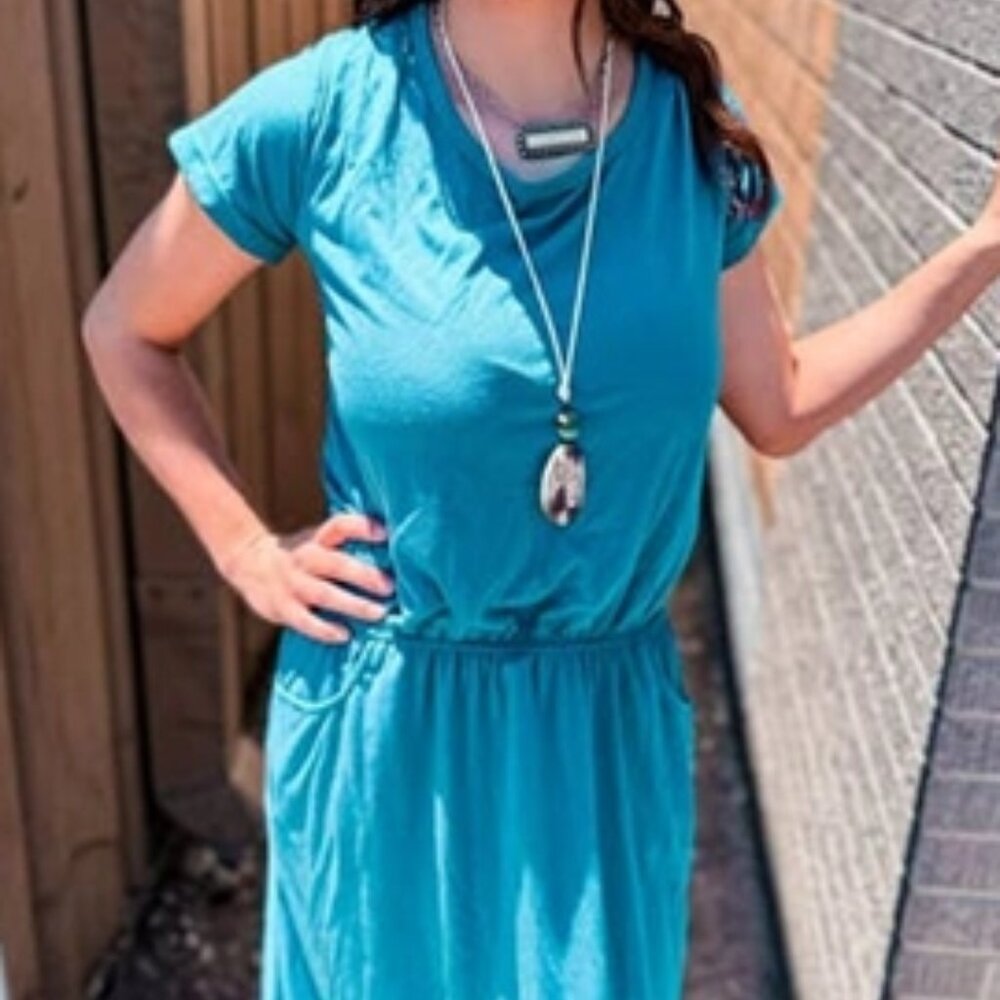 Coweta Side Slit Maxi Dress NWT